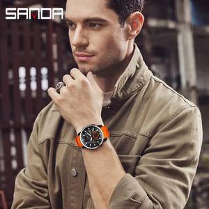 Reloj Electrónico SANDA 3379 de Moda para Hombre, Deportivo con Doble Pantalla, Multifuncional, Resistente al Agua, con LED - Product Image 5