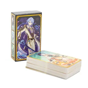 Groothandel Grappig Holografisch Orakel Tarotdek Custom Goudfolie Verguld Karton En Offsetpapier Met Reisgids - Product Image 4