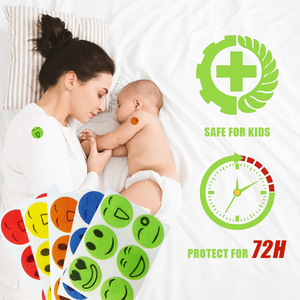 Vente flash Glantu Contrôle des parasites Répulsif contre les insectes <span class=keywords><strong>Anti</strong></span>-moustiques Autocollant avec huile de citronnelle <span class=keywords><strong>Patch</strong></span> pour enfants Sans danger pour les bébés - Product Image 6