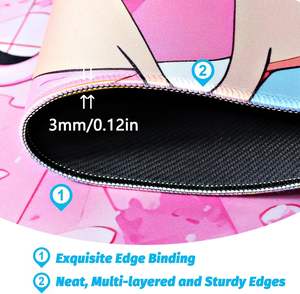Alfombrilla de ratón grande y gruesa Zero Two Code:002 Cartoon Sexy Girl Japan Anime Silky, alfombrilla de ratón extendida para juegos, alfombrilla de tela para escritorio - Product Image 4