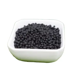 Fertilizante orgánico de algas marinas Agricultura Ácido húmico granular negro más aminoácido con Bola brillante NPK Insoluble Bio Barato Bio