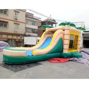 Promocion de acuatico tobogan inflatable con alberca