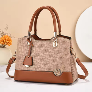Bolso de Mano Casual de Gran Capacidad para Mujer, Diseño Moderno 2026, Bolso de Hombro Tejido con Bloques de Color, Resistente, para Viajes Diarios - Product Image 3