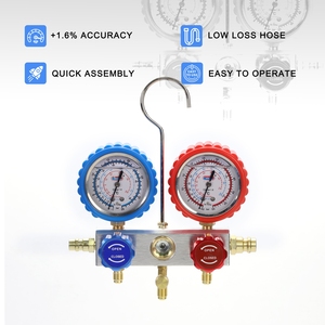 2Y60 <strong>Manifold</strong> <strong>Gauge</strong> for <strong>Refrigeration</strong> System <strong>R134A</strong> R410 - Product Image 4