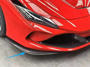 Lèvre avant style OEM pour Ferrari F8 en carbone sec - Product Image 1