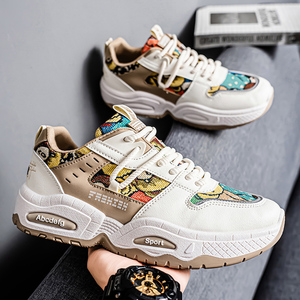 Zapatos Casuales de Lona para Hombre, de Alta Calidad, con Suela Gruesa, Transpirables, que Aumentan la Altura, Tendencia de Moda de Verano y Otoño - Product Image 5