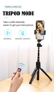 En gros sans fil <span class=keywords><strong>bluetooth</strong></span> K20 Extensible pliable mini trépied <span class=keywords><strong>selfie</strong></span> bâton pour <span class=keywords><strong>iphone</strong></span> et caméra - Product Image 6