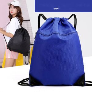 Custom Logo Promotional Polyester Drawstring <b>Backpack</b> Sport Gym Shopping Bag with Personalized Logos - Product Image 3