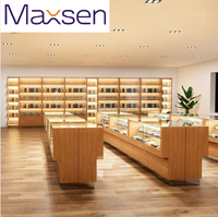 Éclairage LED personnalisé haut de gamme Maxsen pour comptoir, vitrine en verre transparent pour boutique de cigares, caractéristiques écologiques et recyclables