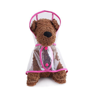 Venta al por mayor de ropa transparente de PVC personalizada para perros, accesorio para mascotas, impermeable para perros al aire libre - Product Image 5
