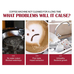 Jaysuing machine à café poudre <span class=keywords><strong>de</strong></span> nettoyage décontamination rapide détartrant tablette stérilisation solution <span class=keywords><strong>de</strong></span> détartrage pour machine à café - Product Image 5