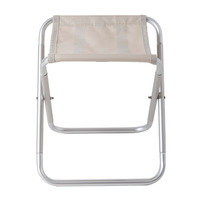 Tabouret pliant d'extérieur en alliage d'aluminium et mini chaise de camping - Siège portable pour la plage et la pêche - Mobilier d'extérieur