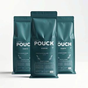 Sacs d'emballage alimentaire métalliques personnalisés à fermeture éclair pour thé, café, bonbons, snack, variété de sacs en plastique pour aliments pour animaux de compagnie avec bec verseur pour le stockage - Product Image 6