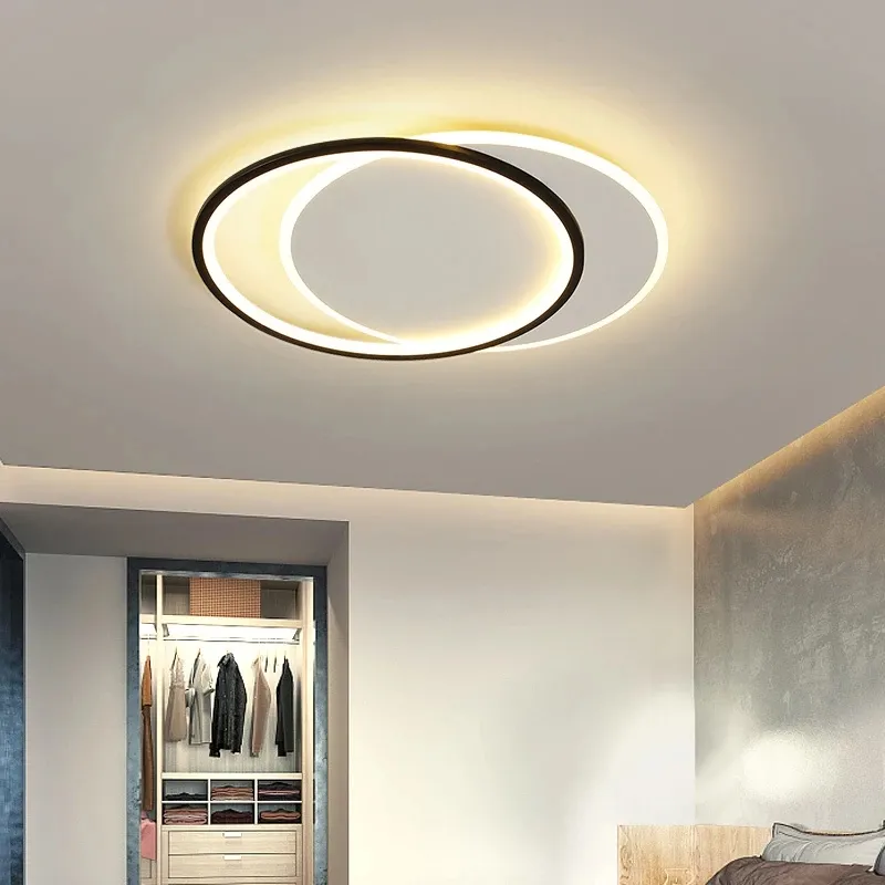 Recessed LED Ring Ceiling Light Color Changing Led Acrylic Pendant Lamp