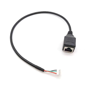 RJ45 Female <b>Socket</b> to DuPont 9P 2.54 2.0 With Screw Ethernet RJ45 Port to 9pin <b>Cable</b> - Product Image 4