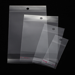 Premium <strong>Self</strong>-<strong>Adhesive</strong> OPP Plastic <strong>Header</strong> <strong>Bags</strong> with Transparent Card Packaging Hang Hole Luxury Retail Display for Jewelry Crafts - Product Image 2
