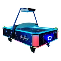 Équipement de sport d'intérieur, machine de jeu de hockey sur air, table de hockey incurvée, machine à billets pour les fêtes d'enfants