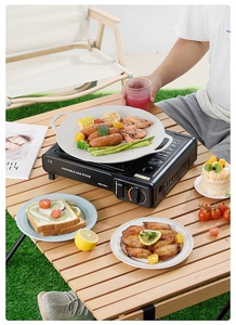 Réchaud à gaz de camping portable au butane métallique portable à commande manuelle pour l'extérieur pour la randonnée - Product Image 6