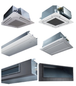 Unité de ventilation à cassette encastrée au plafond 4 voies FCU, unité intérieure de climatisation centrale encastrée pour le refroidissement et le chauffage - Product Image 6