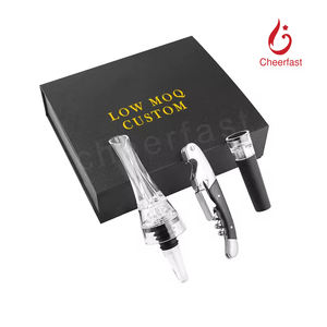 ชุดอุปกรณ์<span class=keywords><strong>ริ</strong></span>นไวน์พร้อมที่เ<span class=keywords><strong>ป</strong></span>ิดขวดไวน์ทรงเพรียวบางทำจากไม้มะเกลือและจุก<span class=keywords><strong>ป</strong></span>ิดขวดไวน์ ชุดของขวัญอุ<span class=keywords><strong>ป</strong></span>กรณ์ไวน์ที่สมบูรณ์แบบสำหรับคนรักไวน์ - Product Image 1