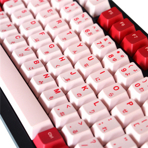 Personnalisé <span class=keywords><strong>GMK</strong></span> Darling <span class=keywords><strong>Keycaps</strong></span> Cherry Profile Pbt 129 Touches Dye Sublimation <span class=keywords><strong>Keycaps</strong></span> pour Mx Switch 61/64/104 Clavier Mécanique - Product Image 2