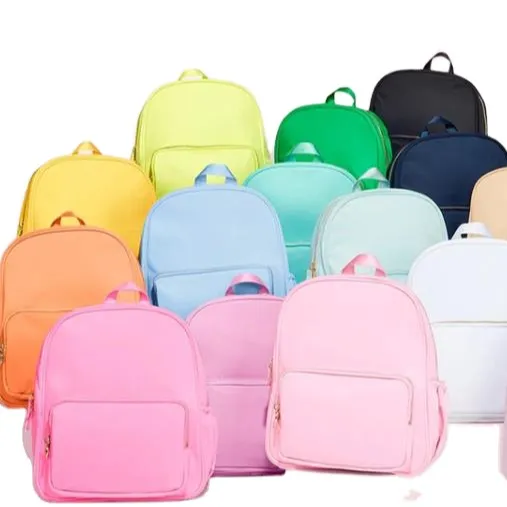 Unisex hafif öğrenci açık seyahat kitap çantası için FuYu sıcak satış okul sırt çantası (karışık renkler)