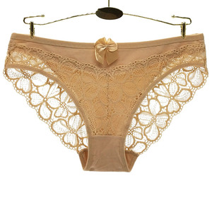 In fabbrica direttamente fornito biancheria intima di cotone pizzo da donna mutandine Comfort mutandine in pizzo floreale slip da donna - Product Image 4