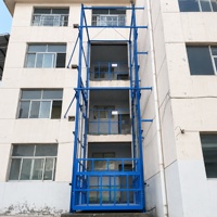 Plataforma Elevadora Hidráulica de Carga Pesada para Almacenes, Elevador de Mercancías, Plataforma de Elevación de Carga