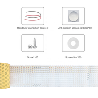 Panneau LED blanc pour scène, éclairage intelligent pour la maison, feuille SMD2835, lumières de Noël, indice de protection IP20, contrôle par application Wi-Fi, flexible, paysage, 24V DC