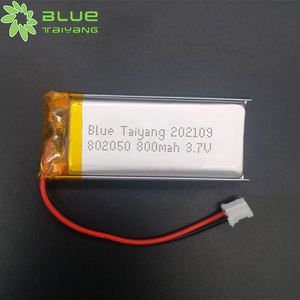 802050 रिचार्जेबल लिथियम बहुलक बैटरी चार्जर 3.7v 800mah <span class=keywords><strong>2</strong></span> ली आयन बैटरी ली बहुलक - Product Image 1