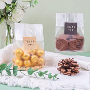 Bolsas de plástico para pan, bolsas para bocadillos, bolsas para galletas, embalaje en material transparente, con pegatinas de galletas, dulces y chocolate - Product Image 2