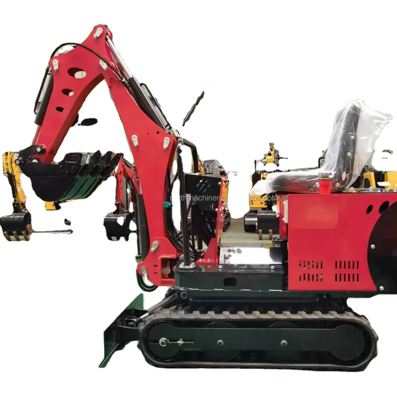 0.8 톤 중국 공장 지구 이동 기계 무료 양동이와 마이크로 미니 굴삭기