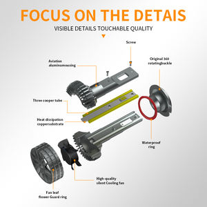 Venta al por mayor OEM ODM faro de coche Led de alta potencia 150W adaptador bombillas soporte <span class=keywords><strong>Base</strong></span> H1 H3 H4 H7 H11 H13 15000lm faros Led coche H4 - Product Image 5