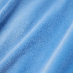 <b>Men</b> Custom Logo Stand Collar Velour Track <b>Jacket</b> Light Blue Zip-Up <b>White</b> Piping Oversized Streetwear Athletic Outerwear - Product Image 6