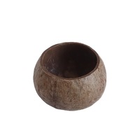 Weihnachten Kokosnuss Holz schalen gegossen Duft kerze Holz schale kreative Dekoration