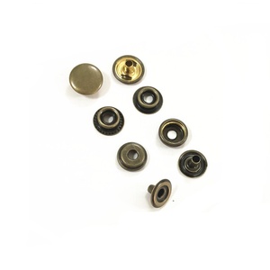 #201 Brass Nặng Snap Nút 15 Mm/13Mm Đinh Tán Khóa Cho May Mặc Da Hành Lý Tự Làm Sửa Chữa Nút - Product Image 1