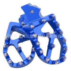 Pédales antidérapantes à clous modifiées CNC pour Honda XR50R XR70R rouge bleu vert - Product Image 2