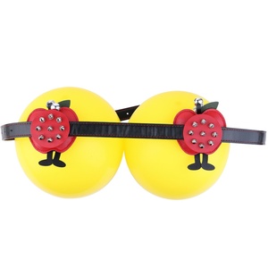 Masseur de mamelons en forme de pomme pour la veille de Noël avec pointes métalliques, soutien-gorge en cuir PU portable pour mamelons, jouet sexuel érotique BDSM pour femmes et hommes - Product Image 5