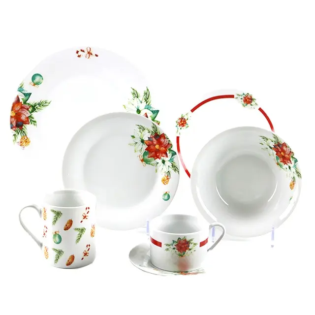 China supply opal glassware dinner set 72pcs dinner set