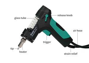 Pistolet d'<span class=keywords><strong>aspiration</strong></span> électrique numérique LCD ESD Pro'sKit SS-331N pour dessoudage BGA, aspirateur électrique SS-331, station de soudage - Product Image 2