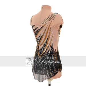 Uniforme de gymnastique artistique YIZHIJIAN, compétition de fitness, patinage artistique, examen d'art, cheerleading, jupe d'entraînement professionnelle - Product Image 3