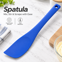 Spatule mélangeuse en silicone avec trou de suspension pour la pâtisserie