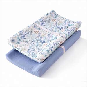 Funda Ultra Suave para Cambiador de Bebé de Muselina con Certificación CPC, 16x32x4 Pulgadas, Compatible con la Mayoría de los Cambiadores - Product Image 1