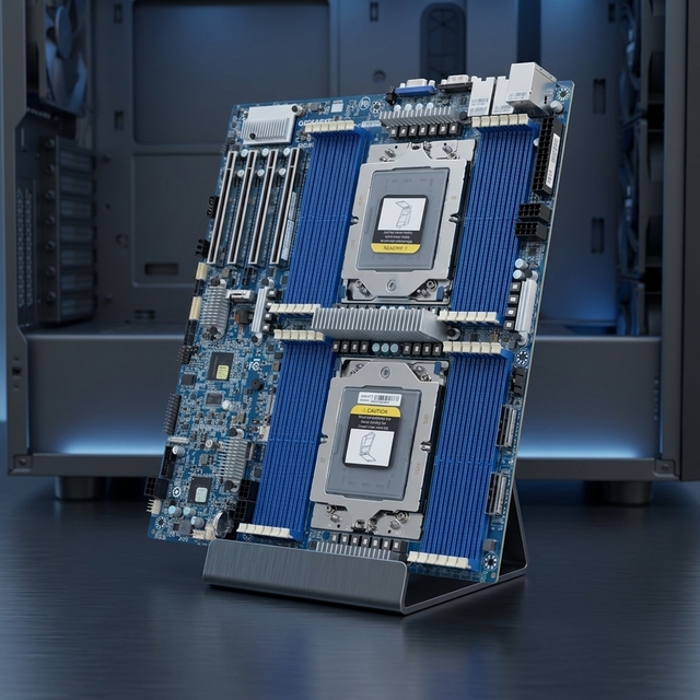 MZ73-LM0 E-ATX Server Motherboard with Dual AMD LGA 6096(Socket SP5),DDR5 Support