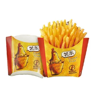 US market hot sale paper food packaging box for cake egg tart pizza fried chips salad custom design logo size colour amazon hot