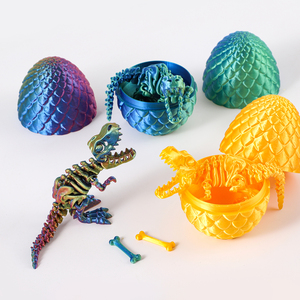 Set <span class=keywords><strong>de</strong></span> Dinosaurios Impresos en 3D, Figuras Chinas, Recuerdos para Fiestas Infantiles, Adorno <span class=keywords><strong>de</strong></span> Escritorio, Regalo Creativo Unisex, Escala 1/12 - Product Image 1