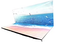 Layar LED Luar Ruangan P2.976 Instalasi Tetap Tahan Air IP65 Kabinet 500x1000 Layanan Depan Billboard LED