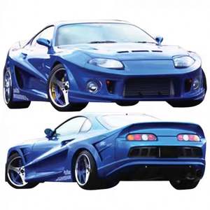 Para Toyota Supra 93-97, Kit de Carrocería Ancha de 19 Piezas para Toyota Supra 93-97 - Product Image 1