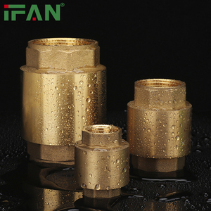 Valvola di non ritorno verticale ad alta pressione IFAN, valvola di controllo manuale in ottone da 1/2"-2" pollici - Product Image 4