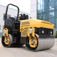 Meilleur prix facile à utiliser 4 km/h rouleau vibrant diesel asphalte main mini compactage rouleau de route à vendre
